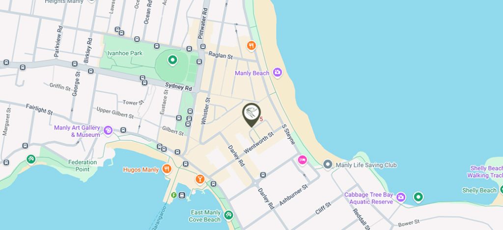 Rejuvenate Healthcare Co Manly Clinic Location Map